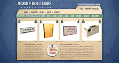 Desktop Screenshot of museumofusefulthings.com